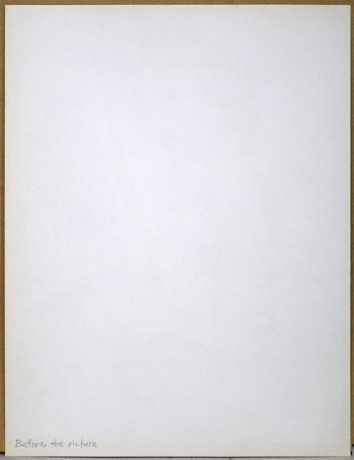 マルク・シャガール(Marc Chagall)「Before the Picture」リトグラフ 作品裏側画像