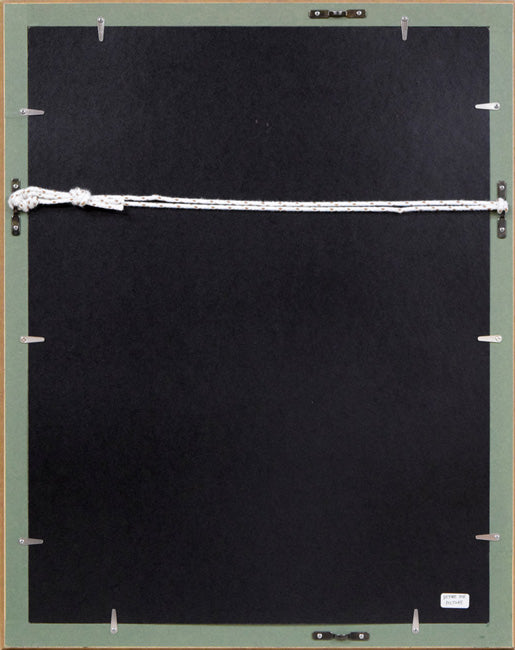 マルク・シャガール(Marc Chagall)「Before the Picture」リトグラフ 額縁裏側画像