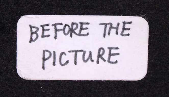 マルク・シャガール(Marc Chagall)「Before the Picture」リトグラフ 額裏シール拡大画像