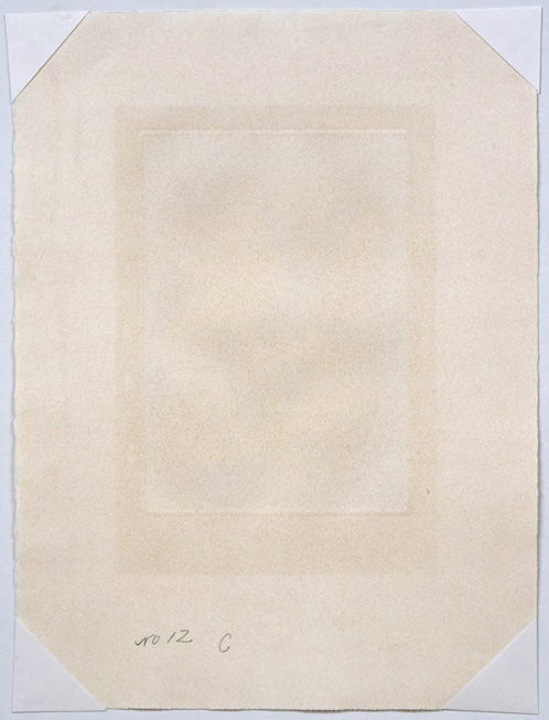 マルク・シャガール(Marc Chagall)「ダビデの詩篇」よりPL.12 エッチング・アクアチント(銅版画) 作品裏側画像