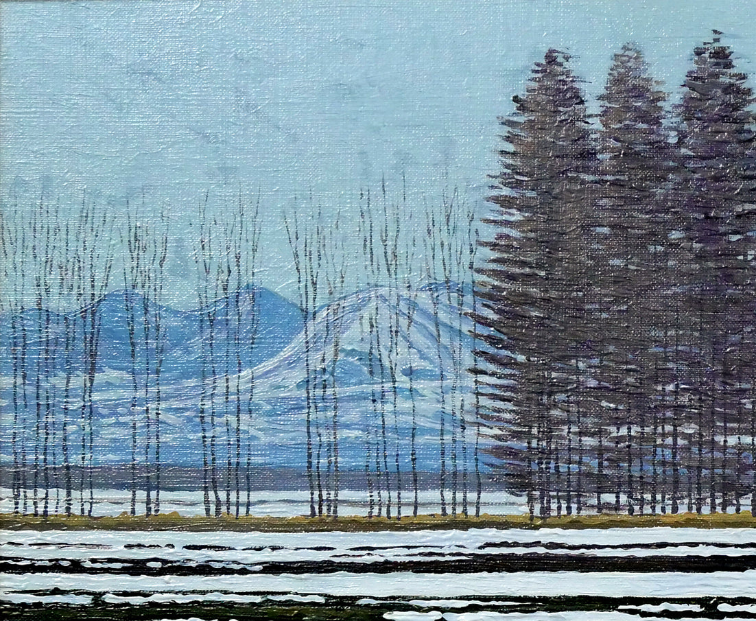 高橋幸男「十勝風景」油絵・F12号 拡大画像1