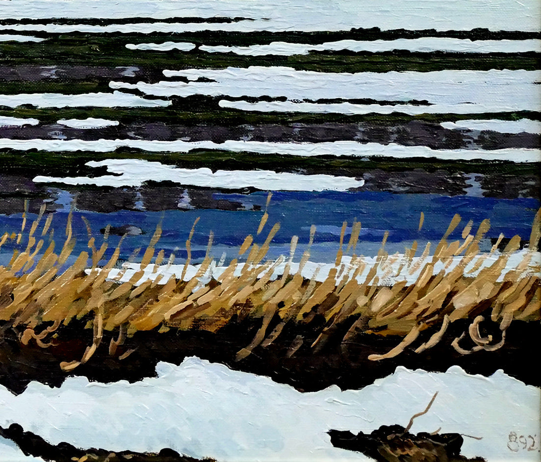 高橋幸男「十勝風景」油絵・F12号 拡大画像4