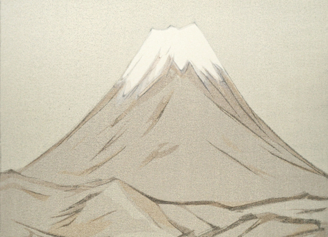 竹久夢二「立田姫」木版画 拡大画像7