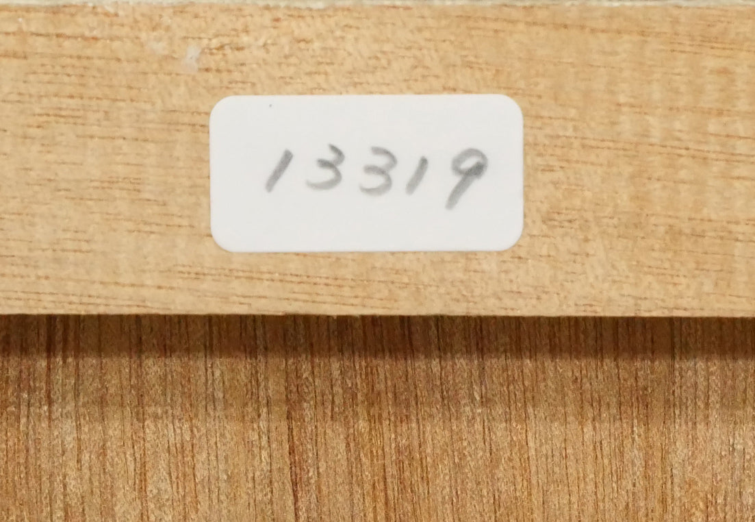 滝沢直次「桃とさくらんぼ」油絵・F6号 裏側拡大画像1