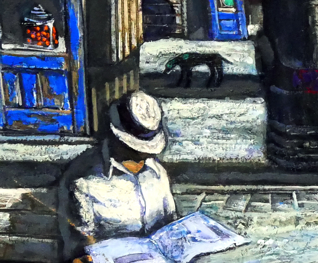 玉虫良次「軌道」アクリル・油彩・M10号 拡大画像4