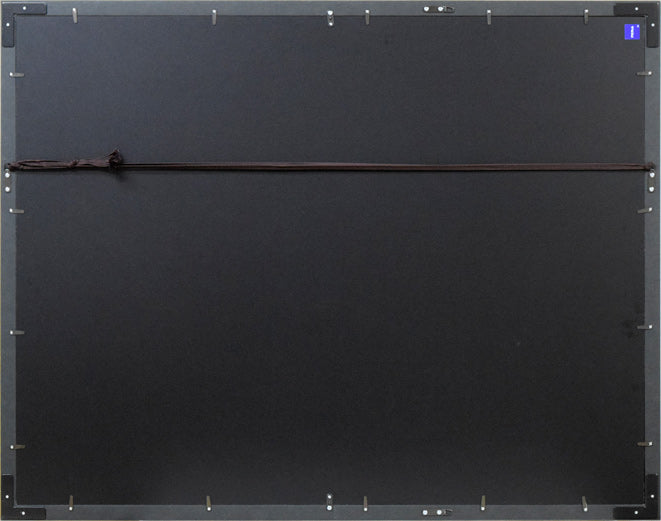 谷内六郎「かくれんぼ」木版画 額縁裏側画像