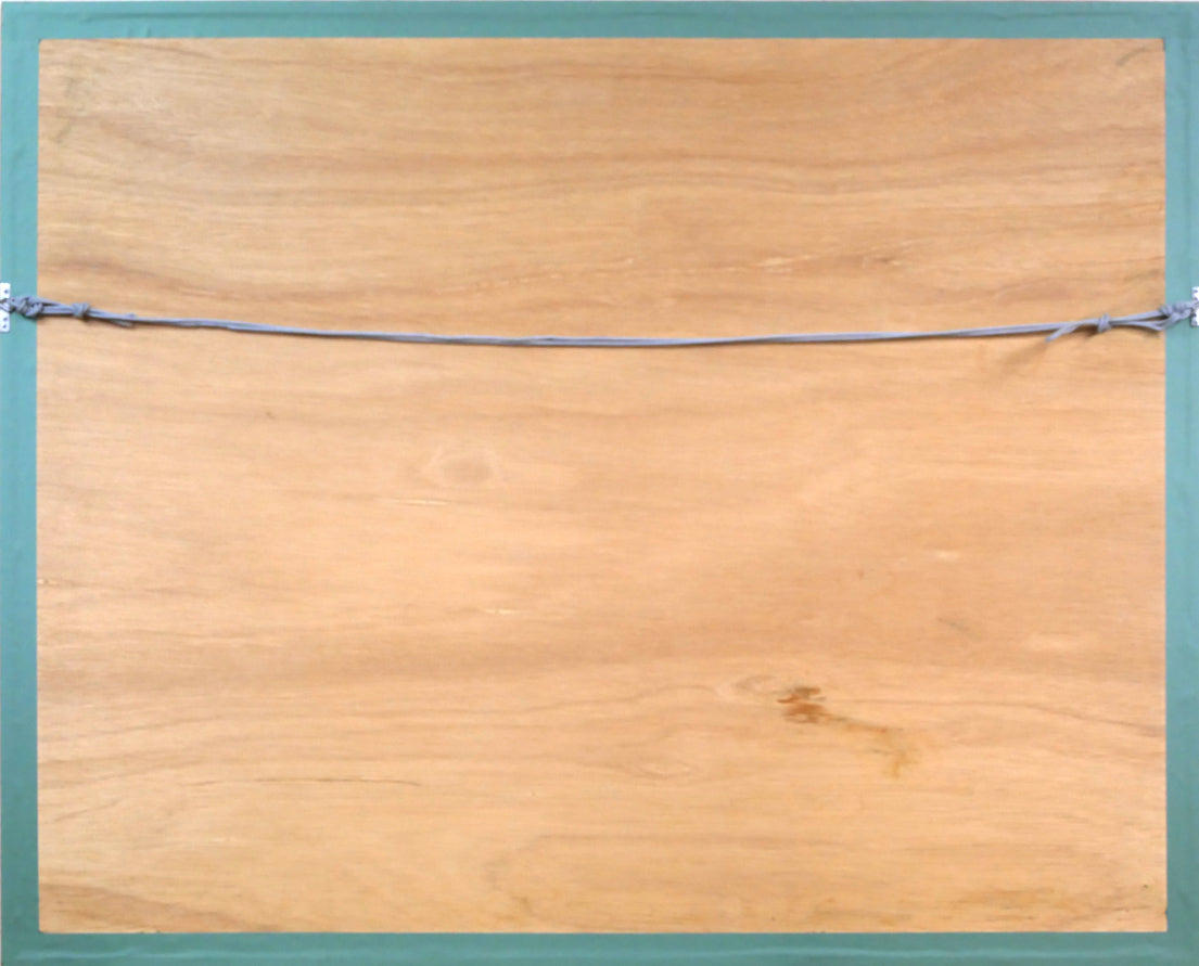 アントニ・タピエス(Antoni Tapies)「Triptyque.1976」カラーエッチング(銅版画) 額縁裏側画像