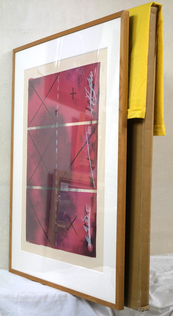 アントニ・タピエス(Antoni Tapies)「Triptyque.1976」カラーエッチング(銅版画) 付属品画像