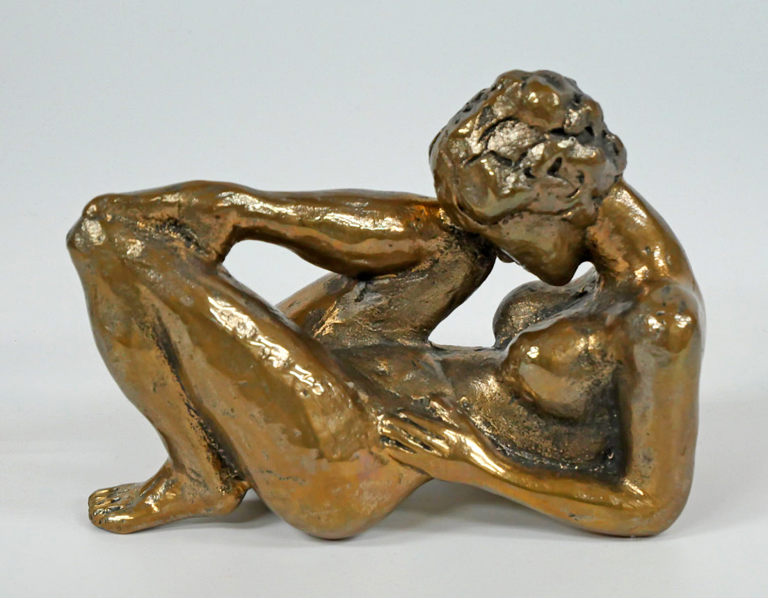 ミシェル タルディ(Michel TARDY)「横たわる女性」ブロンズ作品・限定品(ed,8) 全体画像1