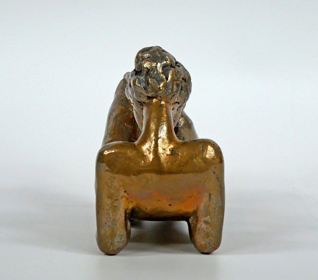 ミシェル タルディ(Michel TARDY)「横たわる女性」ブロンズ作品・限定品(ed,8) 全体画像5