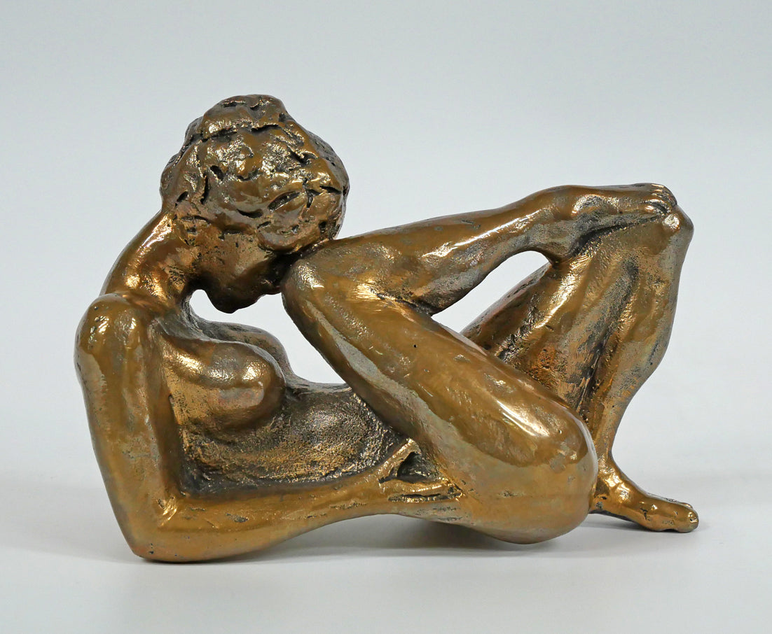 ミシェル タルディ(Michel TARDY)「横たわる女性」ブロンズ作品・限定品(ed,8) 全体画像4