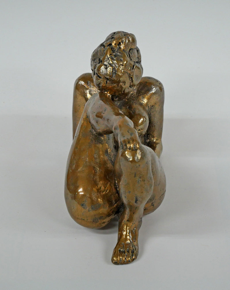 ミシェル タルディ(Michel TARDY)「横たわる女性」ブロンズ作品・限定品(ed,8) 全体画像3