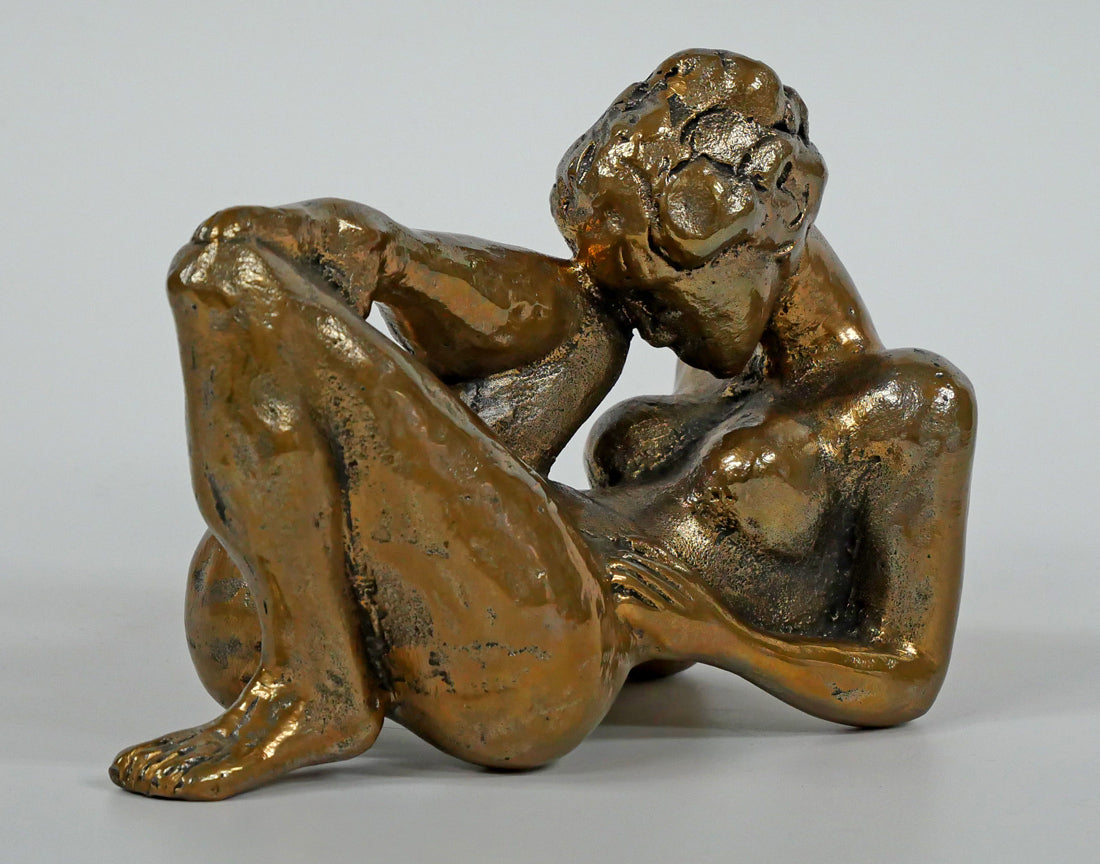 ミシェル タルディ(Michel TARDY)「横たわる女性」ブロンズ作品・限定品(ed,8) 全体画像2