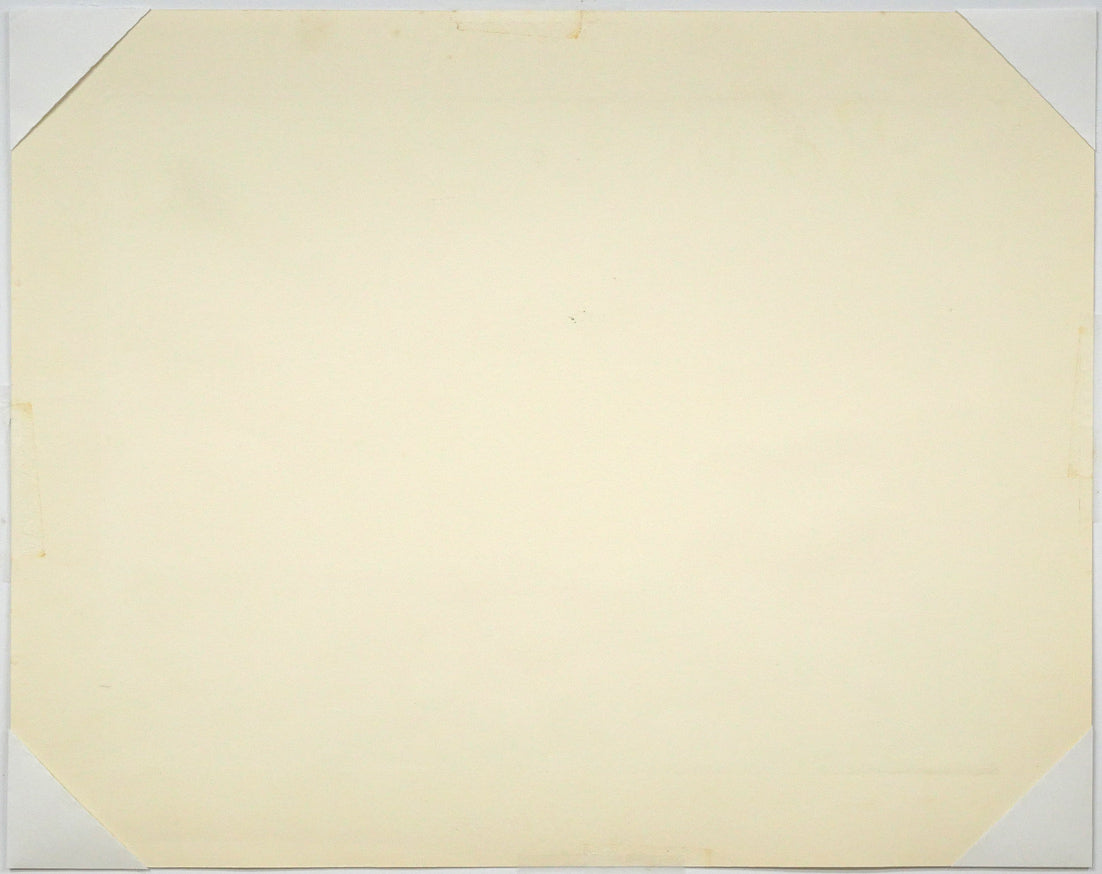 手島圭三郎「濱薔薇(ハマナス)〔函館・大森浜/石川啄木〕」水彩画 作品裏側画像