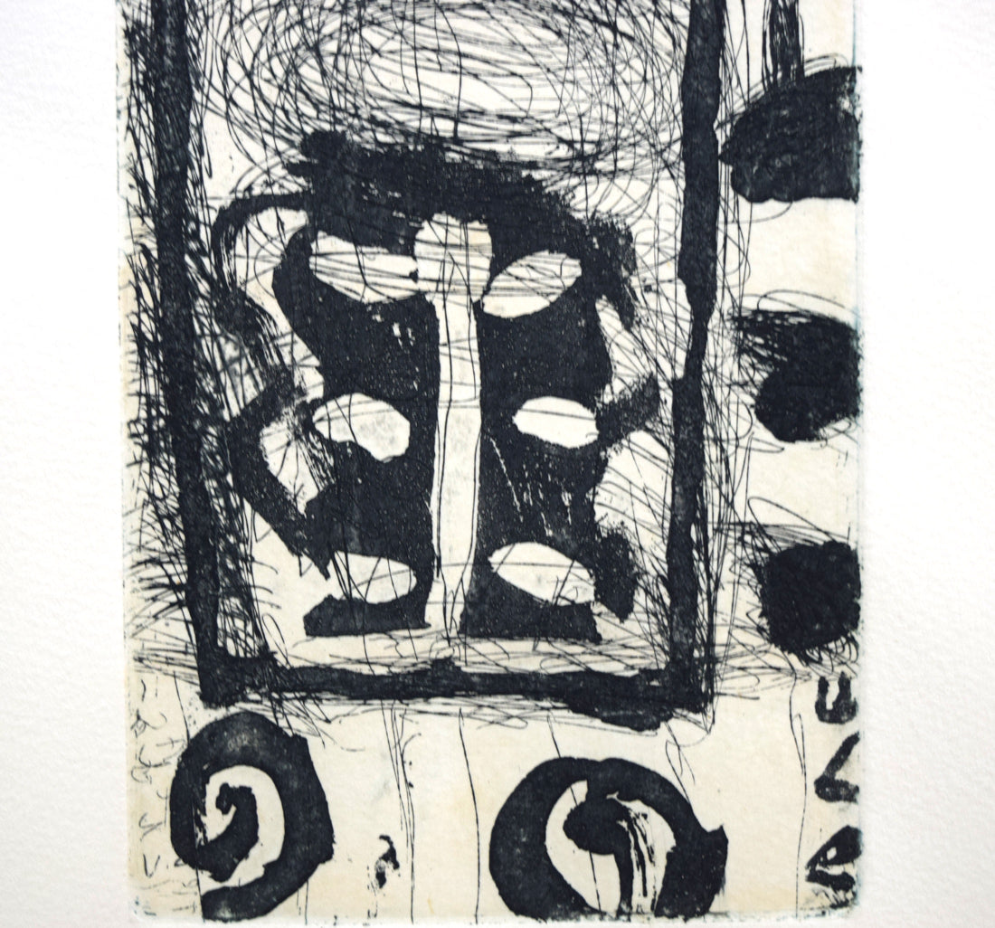 寺田一行「TELPHONE BOX」銅版画 拡大画像2