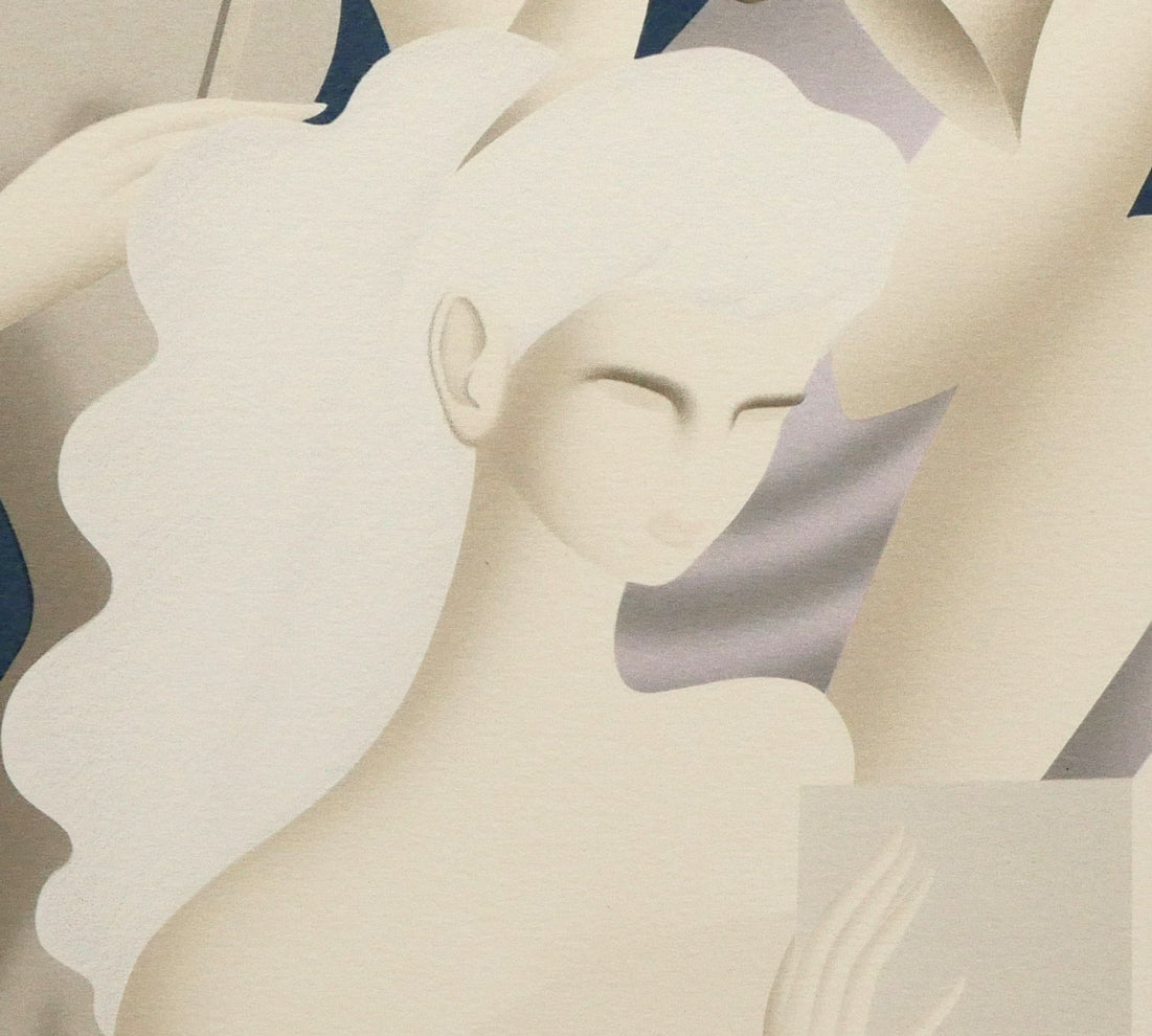 東郷青児「四重奏」リトグラフ 拡大画像5