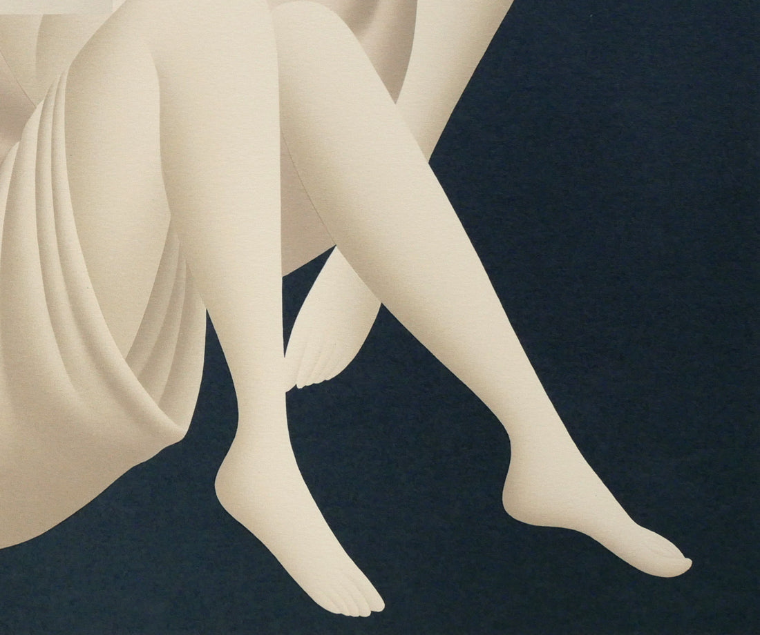 東郷青児「四重奏」リトグラフ 拡大画像8