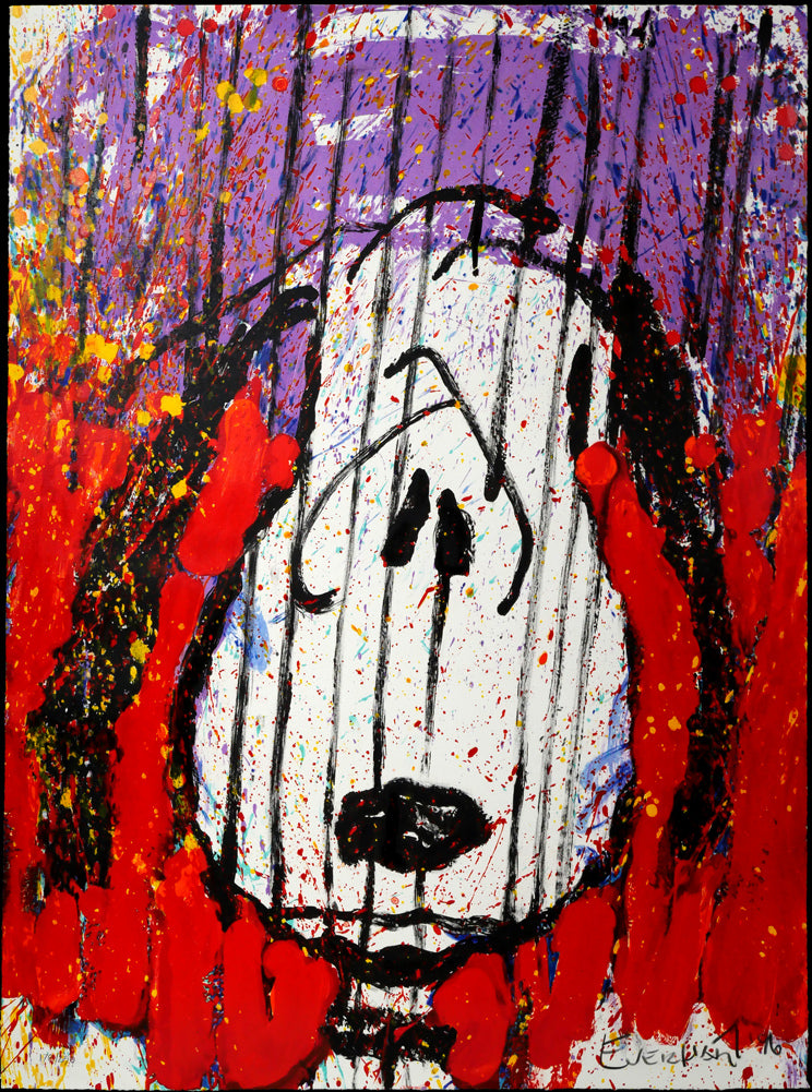 トム エバハート(TOM EVERHART)「WINTER」リトグラフ 作品全体画像