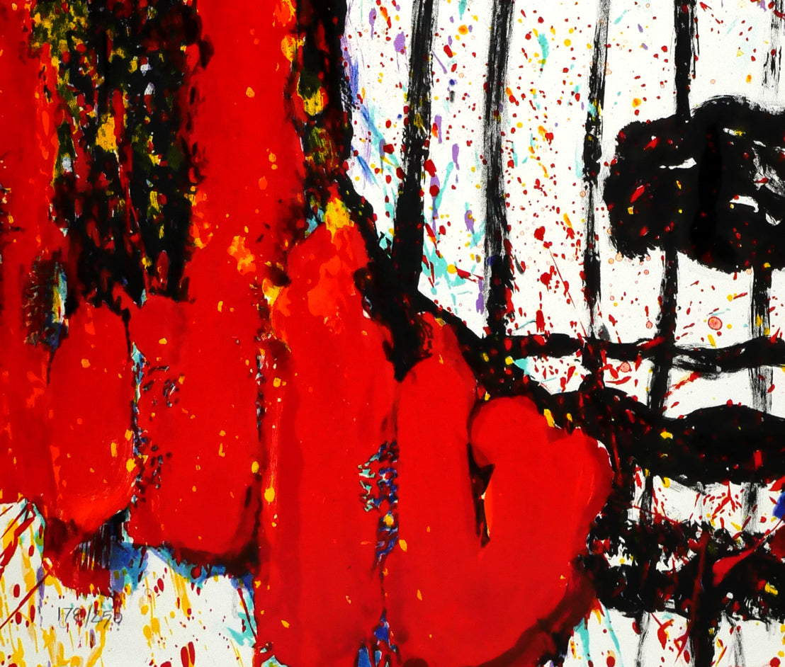 トム エバハート(TOM EVERHART)「WINTER」リトグラフ 拡大画像5