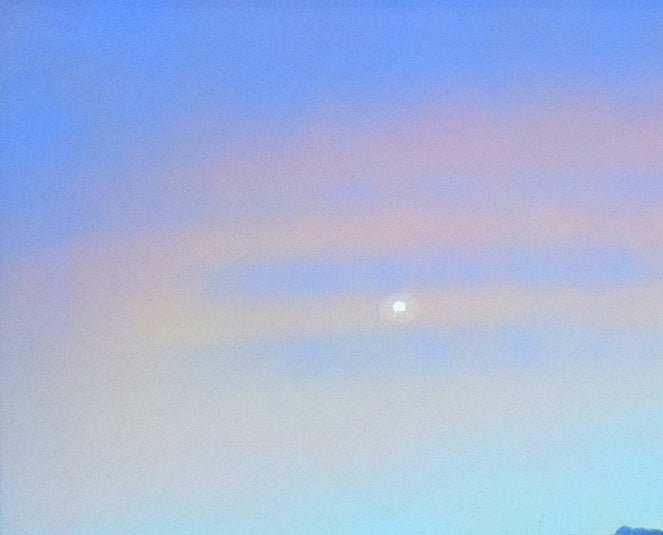 富谷一明「静日」油絵・F8号 拡大画像1