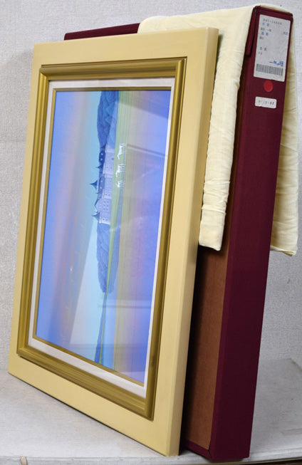 富谷一明「静日」油絵・F8号 付属品画像