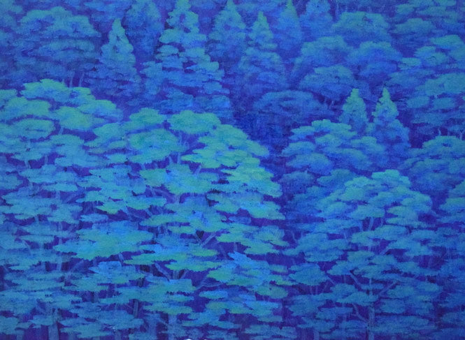 富谷一明「汀」油絵・F8号 拡大画像3