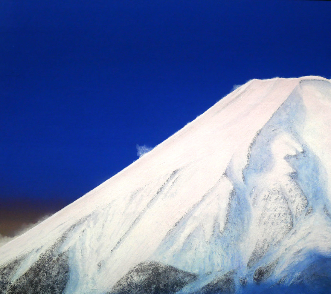 遠山幸男「暁富士」日本画・P15号 拡大画像1