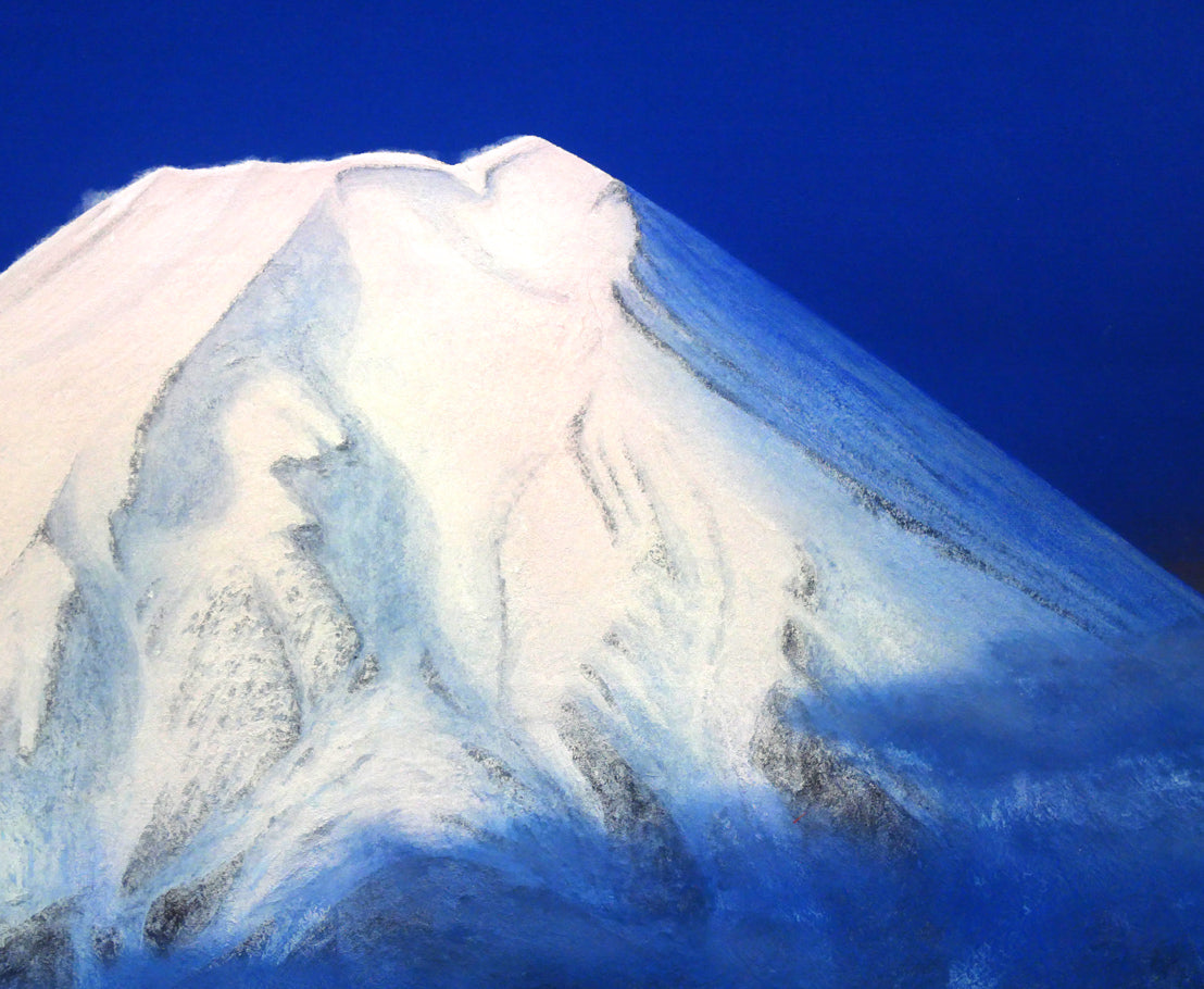 遠山幸男「暁富士」日本画・P15号 拡大画像2