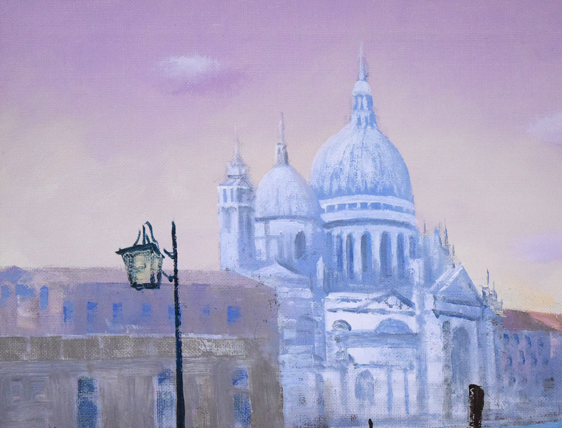 土屋茂「ベネツィア(イタリア)」油絵・F10号 拡大画像1