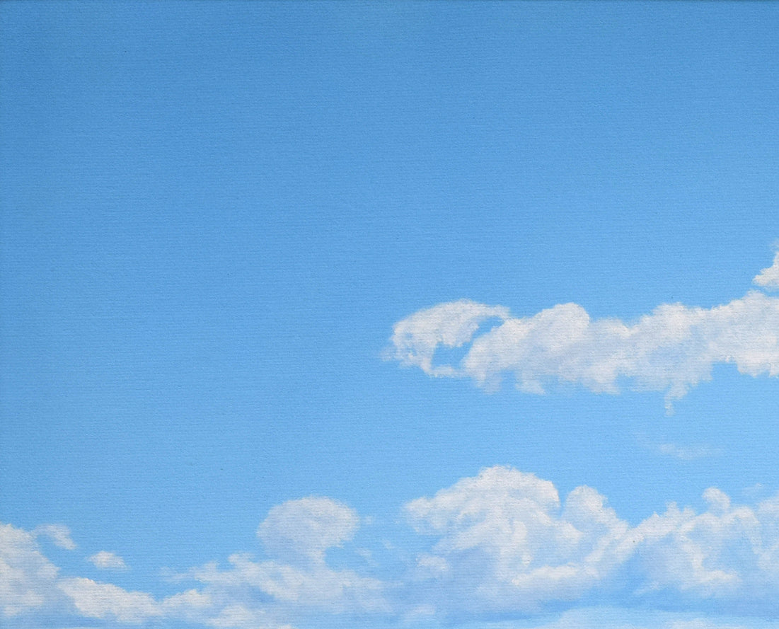 塚原貴之「ポプラの見えるじゃがいも畑(富良野)」油絵・F6号 拡大画像1