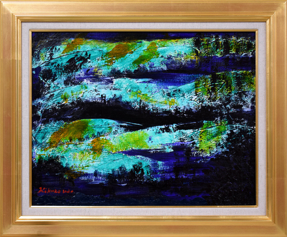 宇田喜久子「風景Ⅰ」油絵・P10号