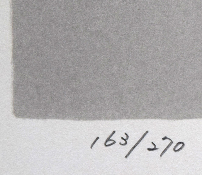 上村淳之「双鶴」シルクスクリーン版画 限定番号(ed,163/270)