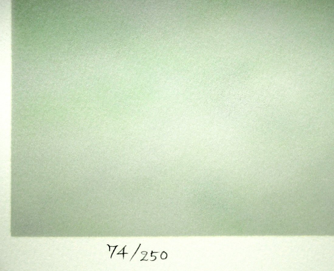 上村淳之「春信(和歌山県鳥 目白)」リトグラフ 限定番号(ed,74/250)