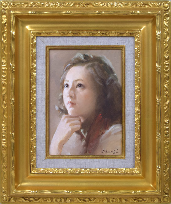 上 尚司「娘」油絵・SM