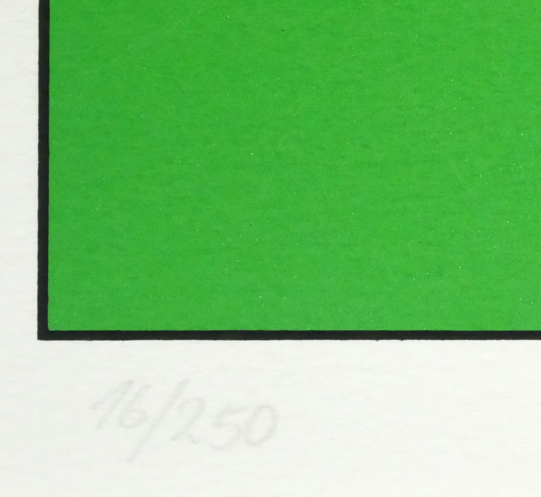 ヴィクトル ヴァザルリ(Victor VASARELY)「コンポジションA」シルクスクリーン版画 限定番号(ed,16/250)