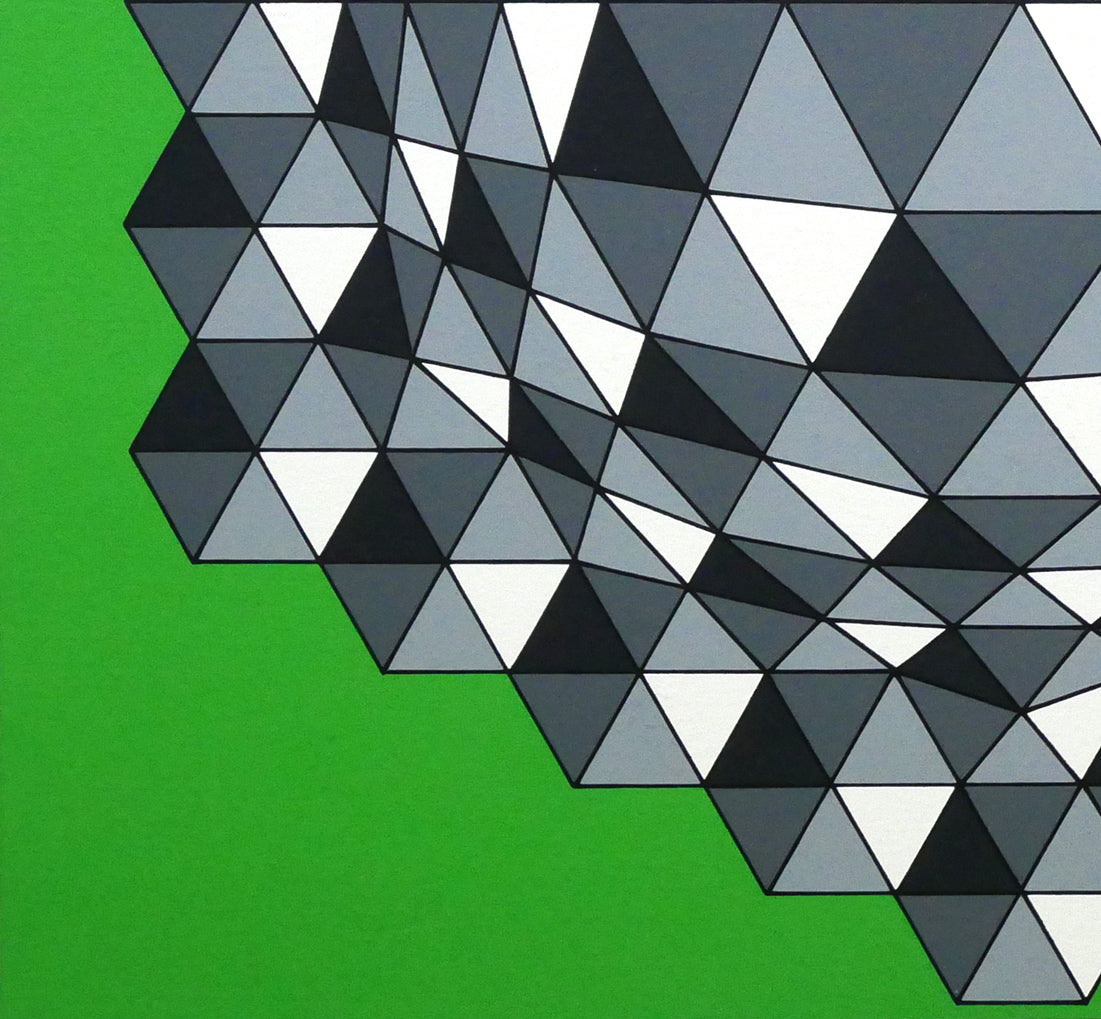 ヴィクトル ヴァザルリ(Victor VASARELY)「コンポジションA」シルクスクリーン版画 拡大画像3