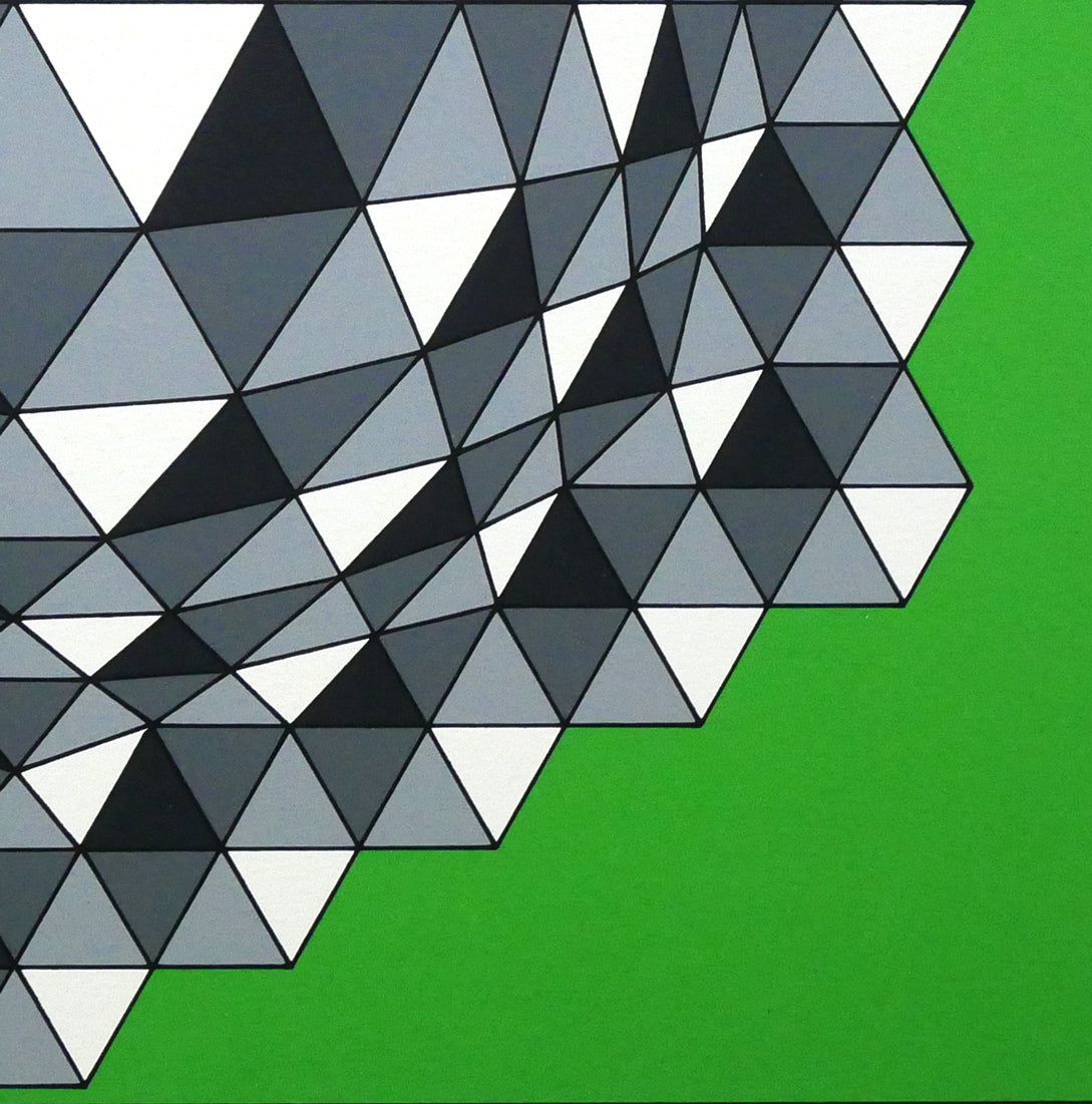 ヴィクトル ヴァザルリ(Victor VASARELY)「コンポジションA」シルクスクリーン版画 拡大画像4