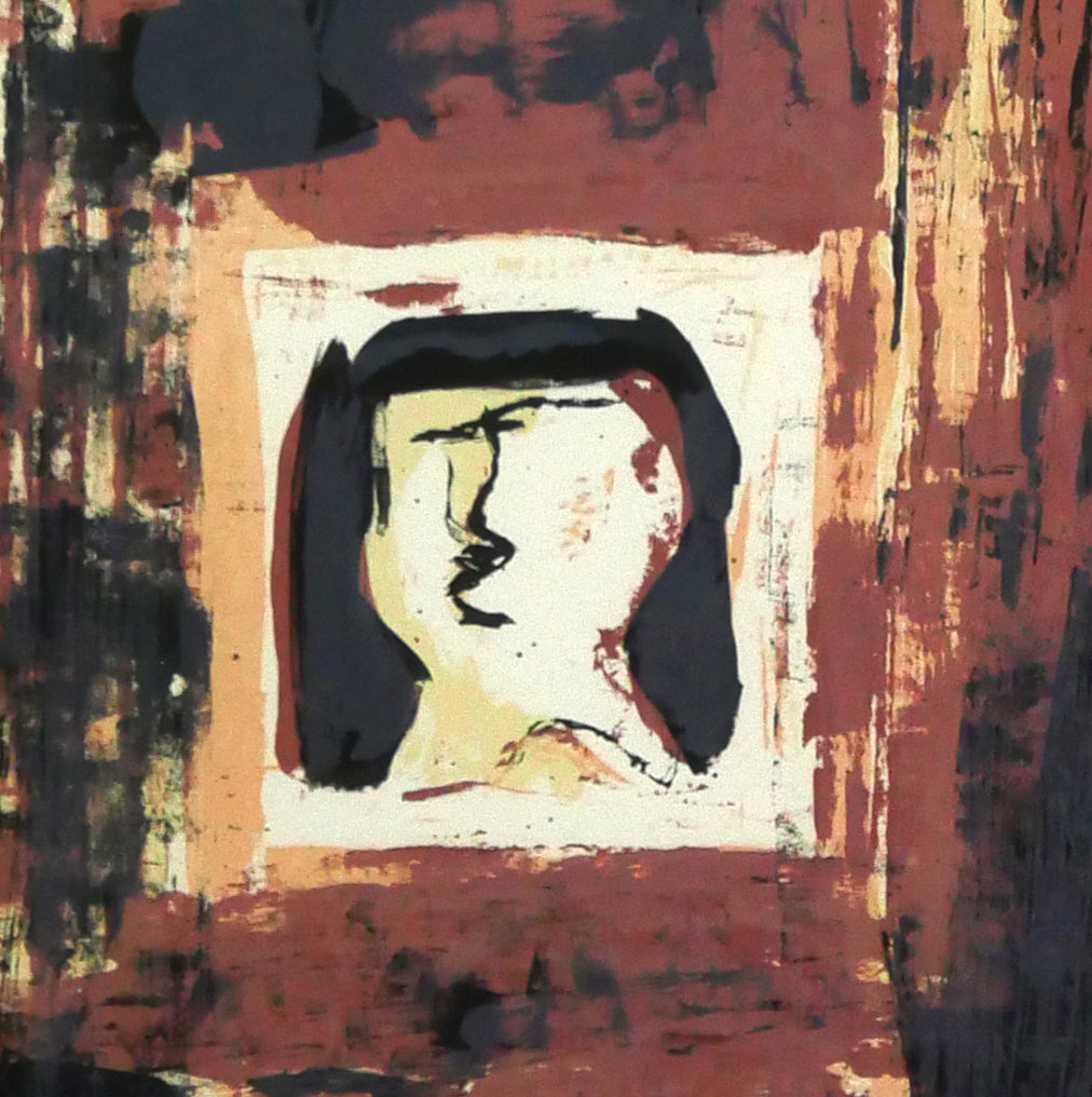 脇田和「窓」リトグラフ 拡大画像3