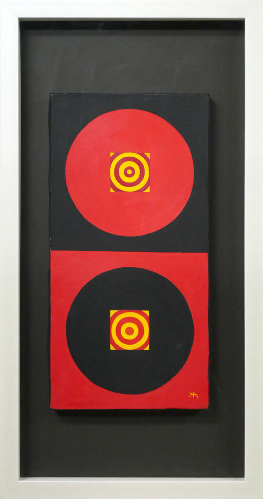 渡辺伊八郎「円」油絵・変形6号