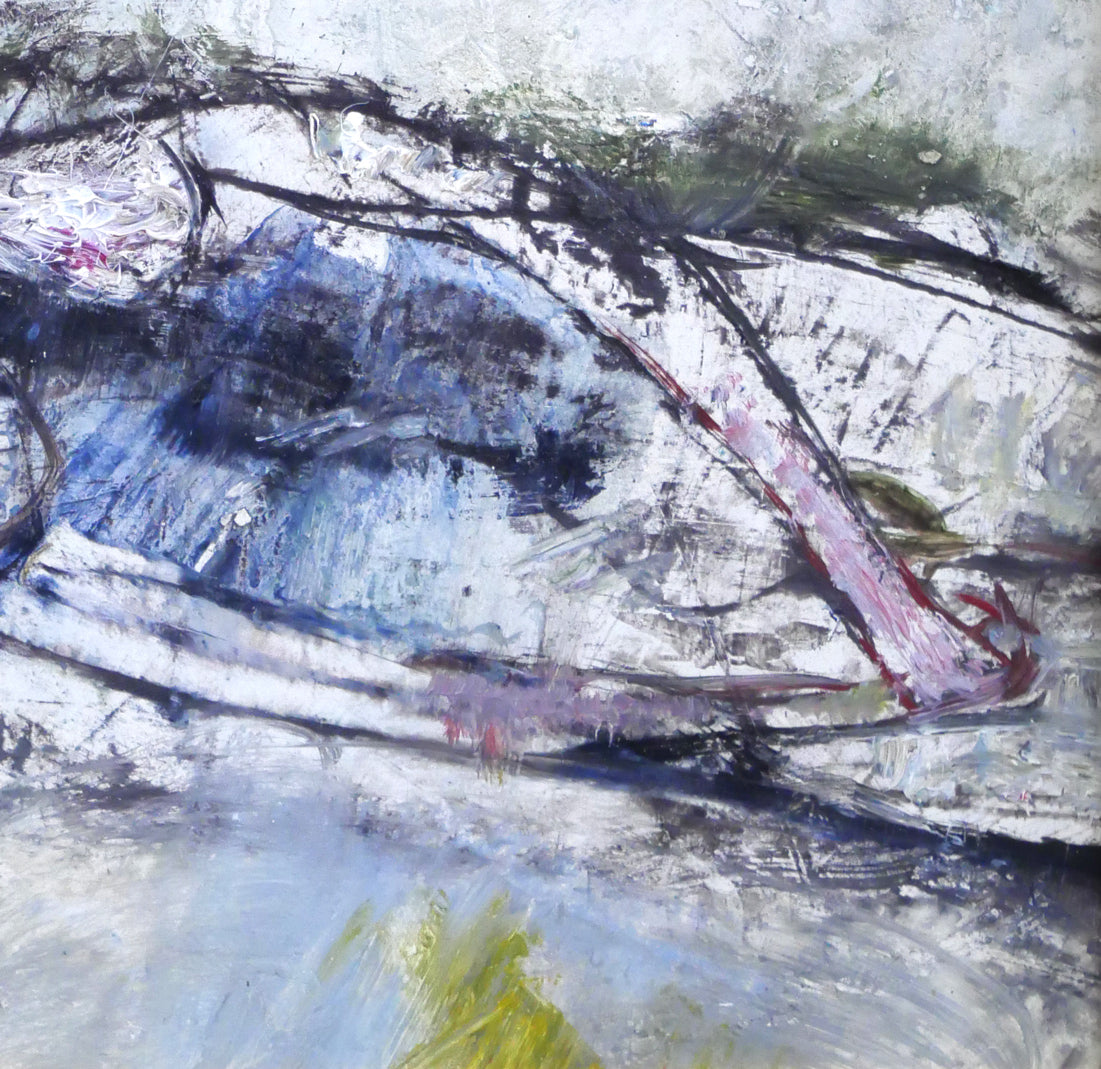 渡辺貞一「海辺の裸婦」油絵・F3号 拡大画像4