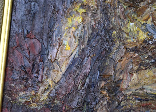 渡辺祐一郎「裸婦」油絵・F6号 拡大画像4