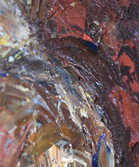 渡辺祐一郎「裸婦」油絵・F6号 拡大画像5