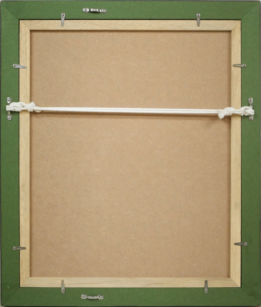 ウィレム ゲラルド ホフカー(Willem Gerard Hofker)「2人のレゴンダンサー(サドリとチャワン)」リトグラフ 額縁裏側画像