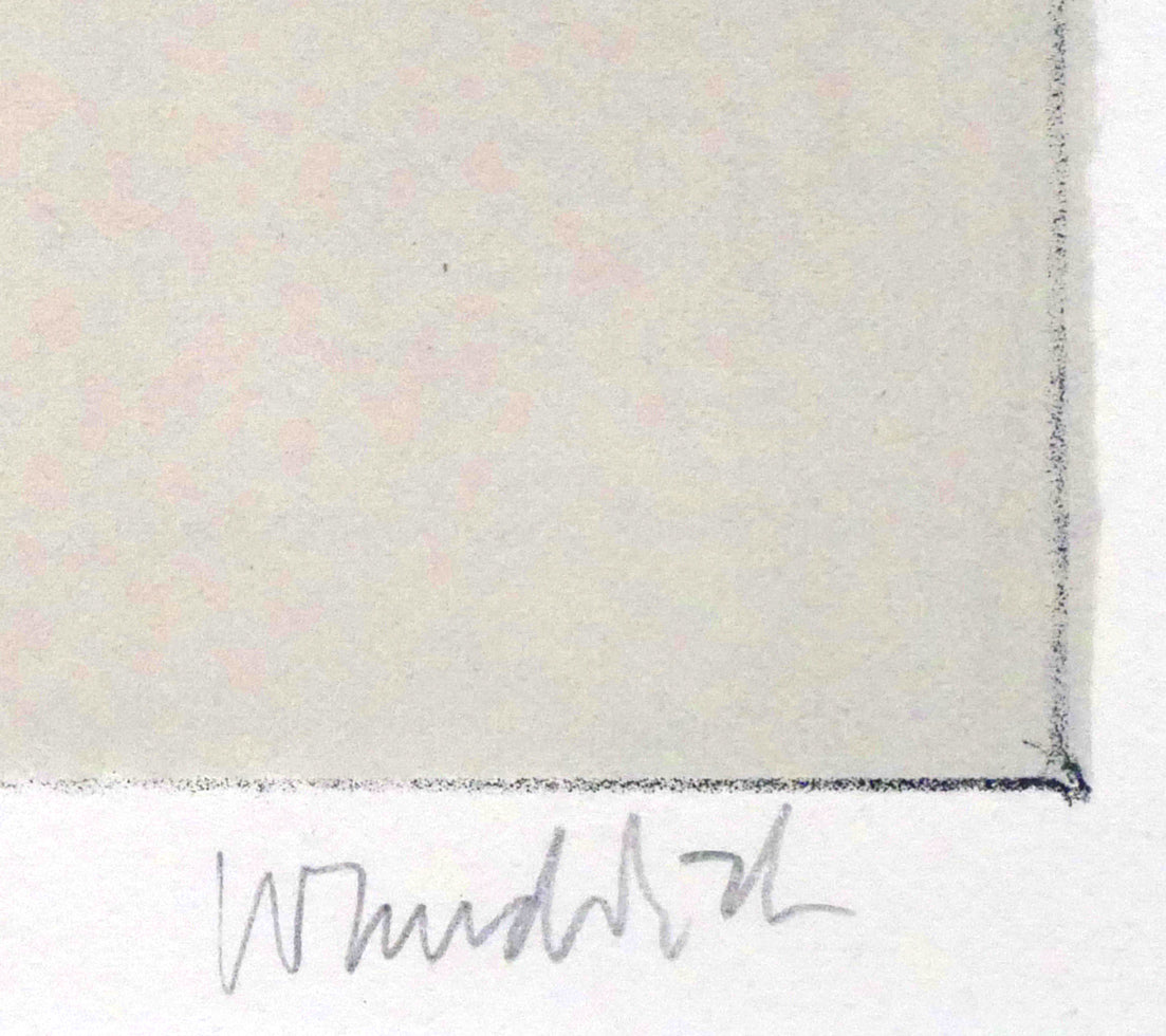 ポール ヴンダーリッヒ(Paul WUNDERLICH)「壁に盗聴器が」リトグラフ 本人直筆鉛筆サイン