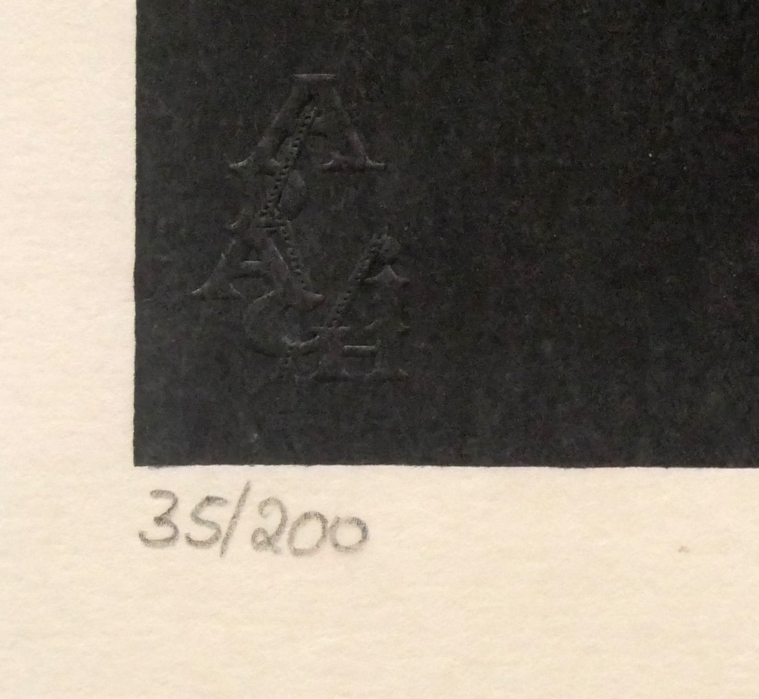 ポール ヴンダーリッヒ(Paul WUNDERLICH)「Woman torso with flower」木版画 限定番号(ed,35/200)