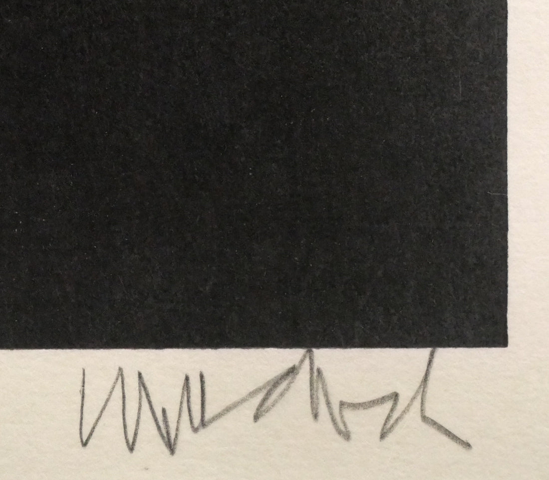 ポール ヴンダーリッヒ(Paul WUNDERLICH)「Woman torso with flower」木版画 本人直筆鉛筆サイン