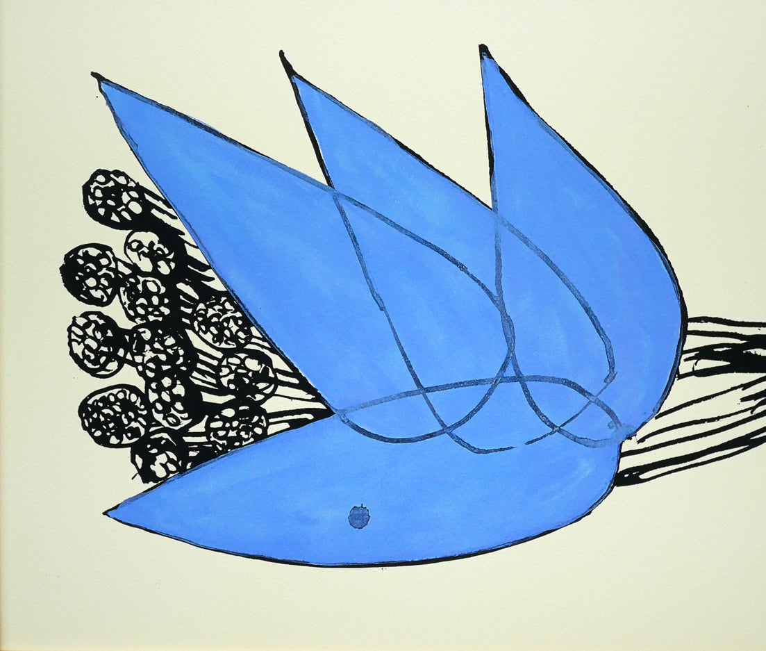 山口一郎「HANA-Blue-no,1」ジクレー 拡大画像1