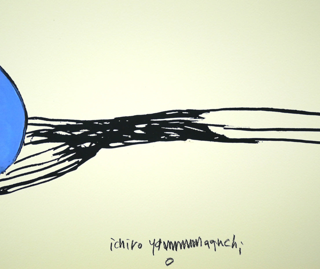 山口一郎「HANA-Blue-no,1」ジクレー 拡大画像2