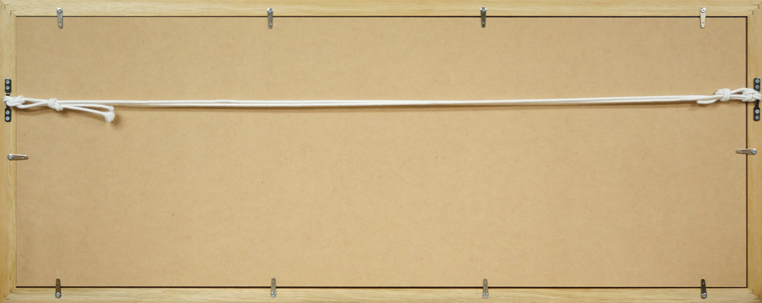 山口一郎「HANA-Blue-no,1」ジクレー 額縁裏側画像