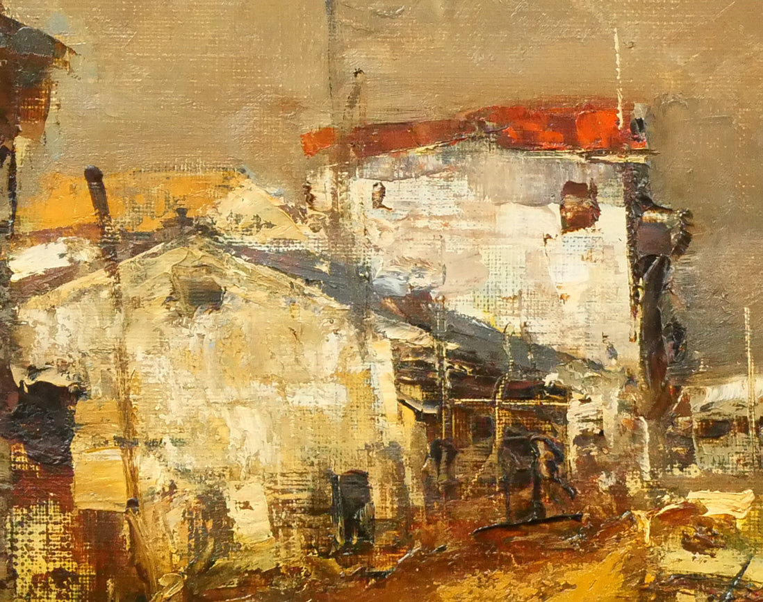 山本巌「午後の房総風景」油絵・F6号 拡大画像5